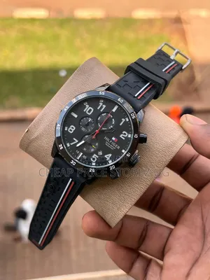 Hilfiger Rubber Straps Black Color