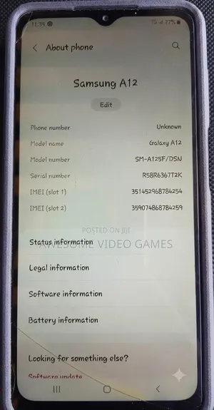 Samsung Galaxy A12 64 GB Blue