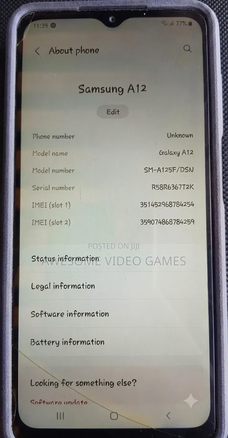 Samsung Galaxy A12 64 GB Blue