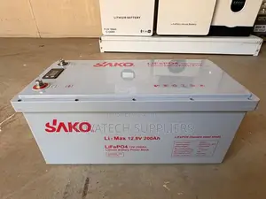 SAKO 2.56kWh 12.8V 200Ah LiFePO4 Battery – 150A Discharge