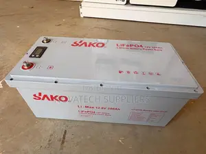 SAKO 2.56kWh 12.8V 200Ah LiFePO4 Battery – 150A Discharge