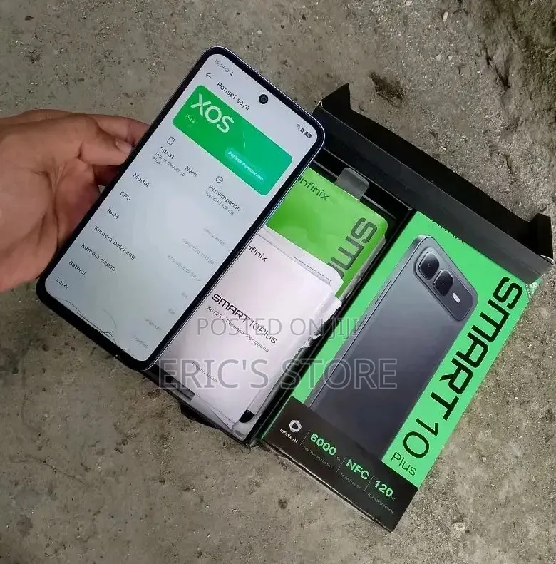 New Infinix Smart 10 Plus 128 GB Blue