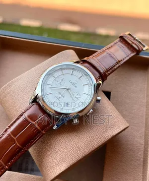 Omega Leather Watch for Men