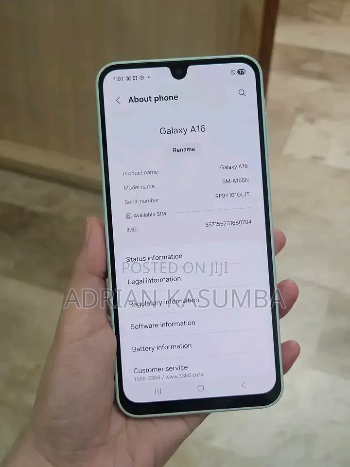 New Samsung Galaxy A16 5G 256 GB Green