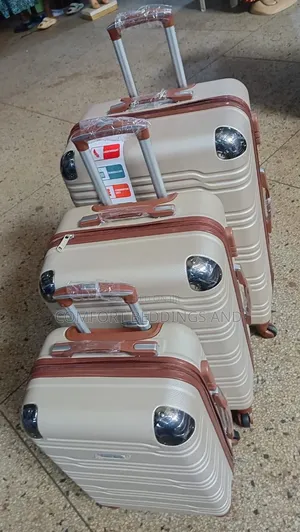 Early Bird Plastic Suitcases Brown