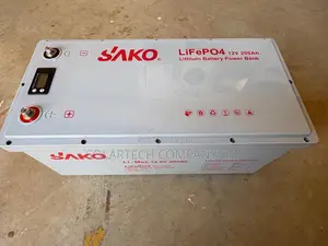 SAKO 12.8V 200Ah 2.56kWh LiFePO4 Lithium Solar Battery