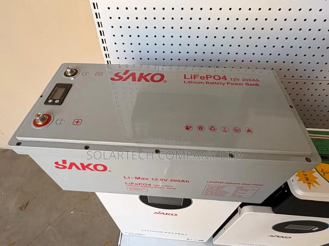 SAKO 12V 200Ah Lithium Solar Battery 2560Wh – 90% DoD