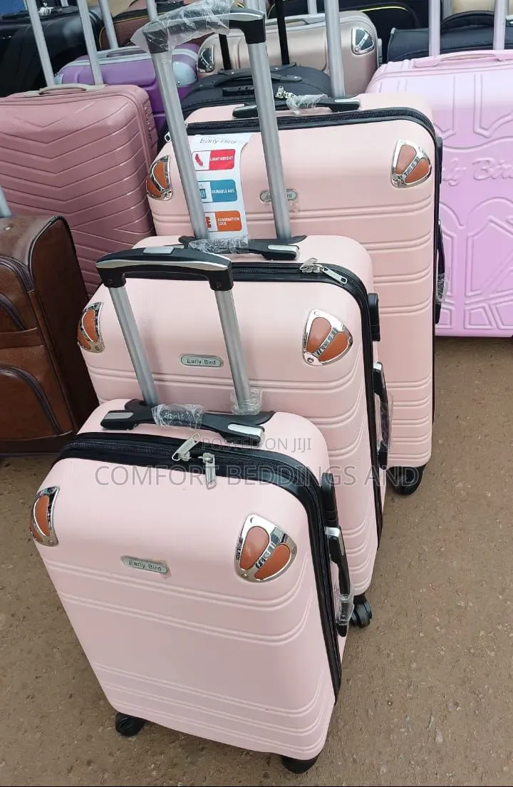 Early Bird Plastic Suitcases Peach