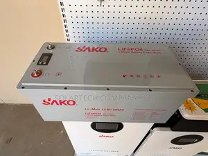 SAKO 2.56kWh 12.8V 200Ah LiFePO4 Battery – 150A Discharge