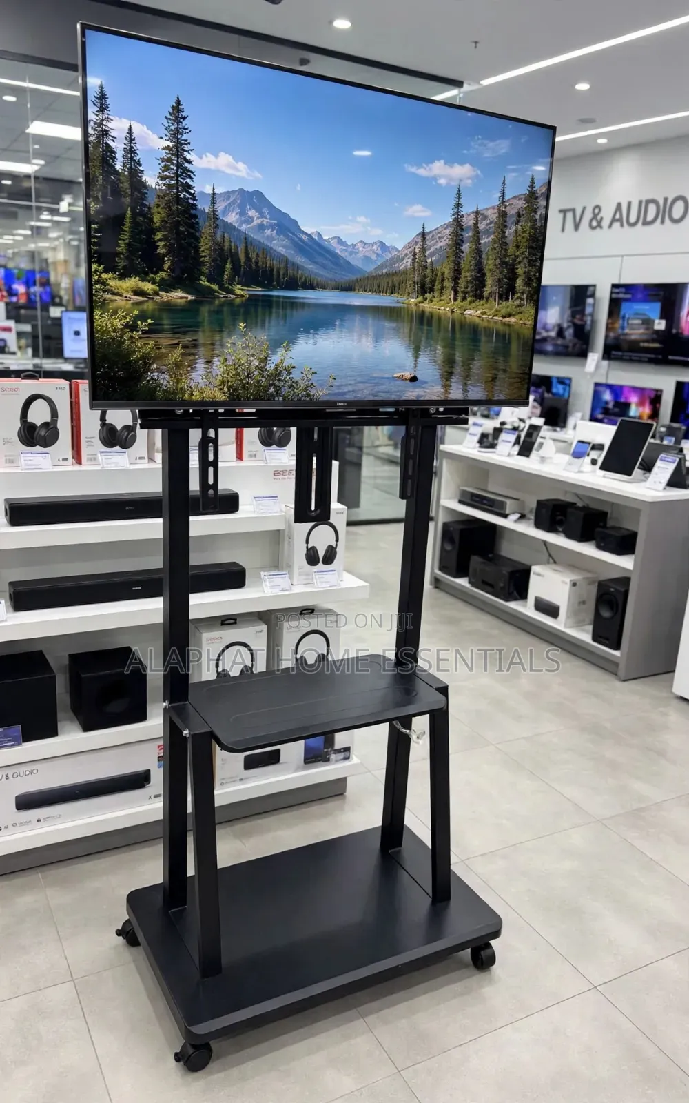 Movable TV Stand/Trolley (Suitable for Size 24” - 75”)