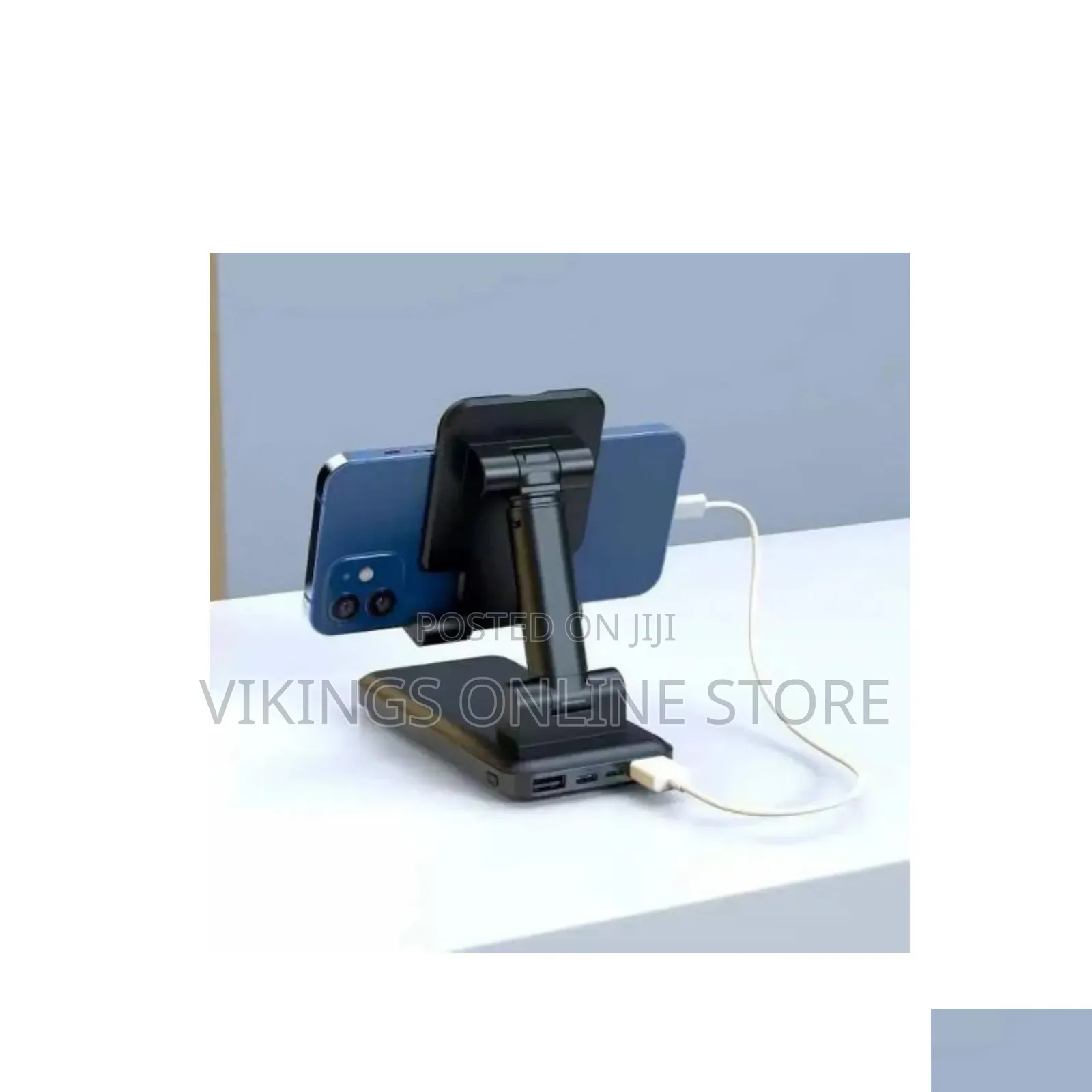 Multi-Function Power Bank With an Integrated Adjustable Folding Stand