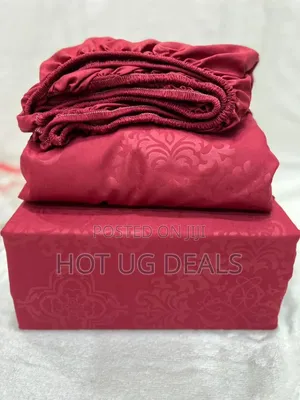 6x6 4pcs Fitted Cotton Bedsheets (2 Bedsheets, 2 Pillow Cases)