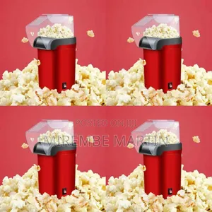 Classic Electric Hot Air Popcorn Maker for Healthy, Oil-Free Snacks