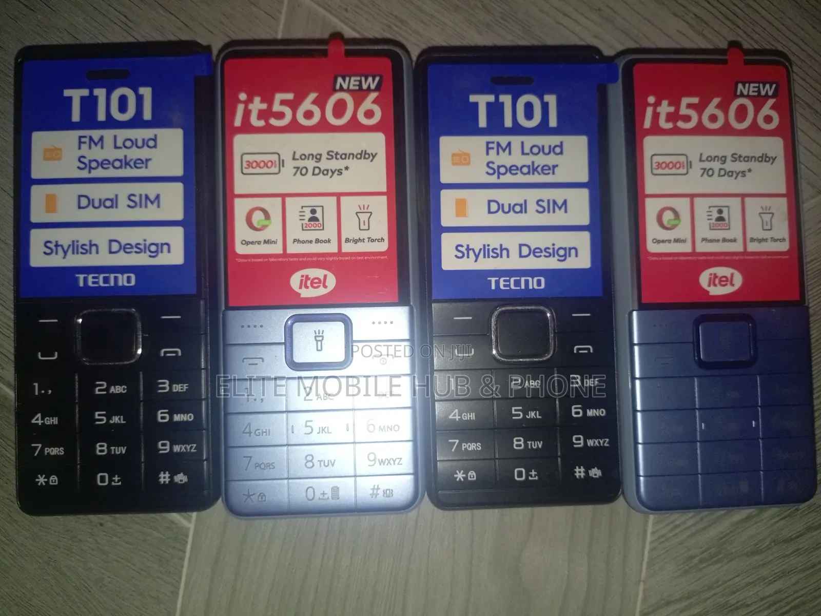 New Tecno T302 Black