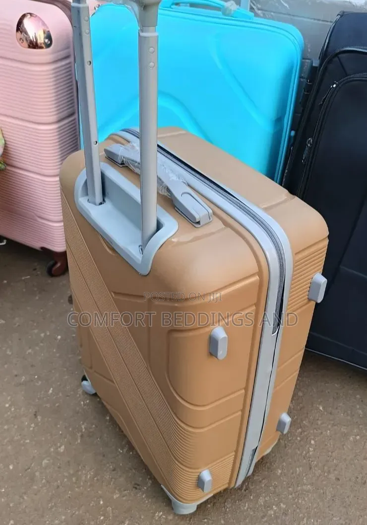 Big Rubber Suitcase Brown
