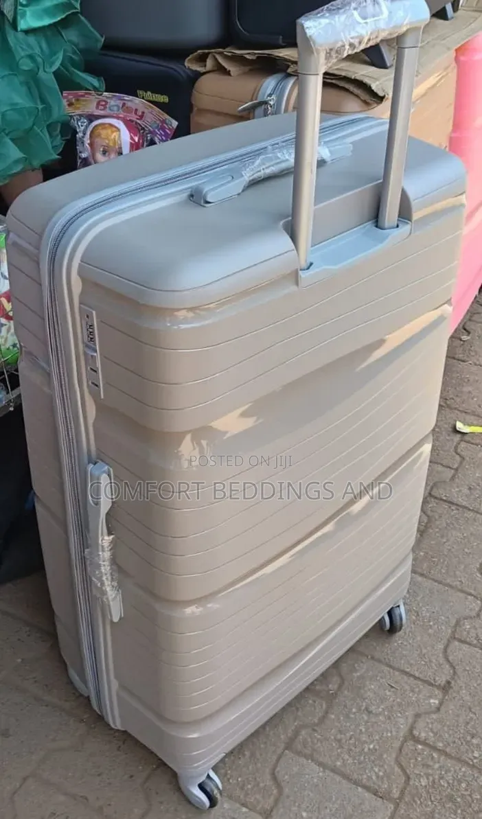 Big Rubber Suitcase Brown
