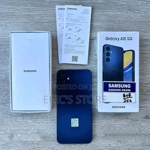New Samsung Galaxy A15 5G 256 GB Blue