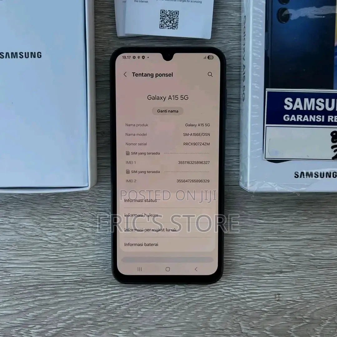 New Samsung Galaxy A15 5G 256 GB Blue