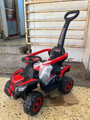 Rechargeable Push Car Red With Remote