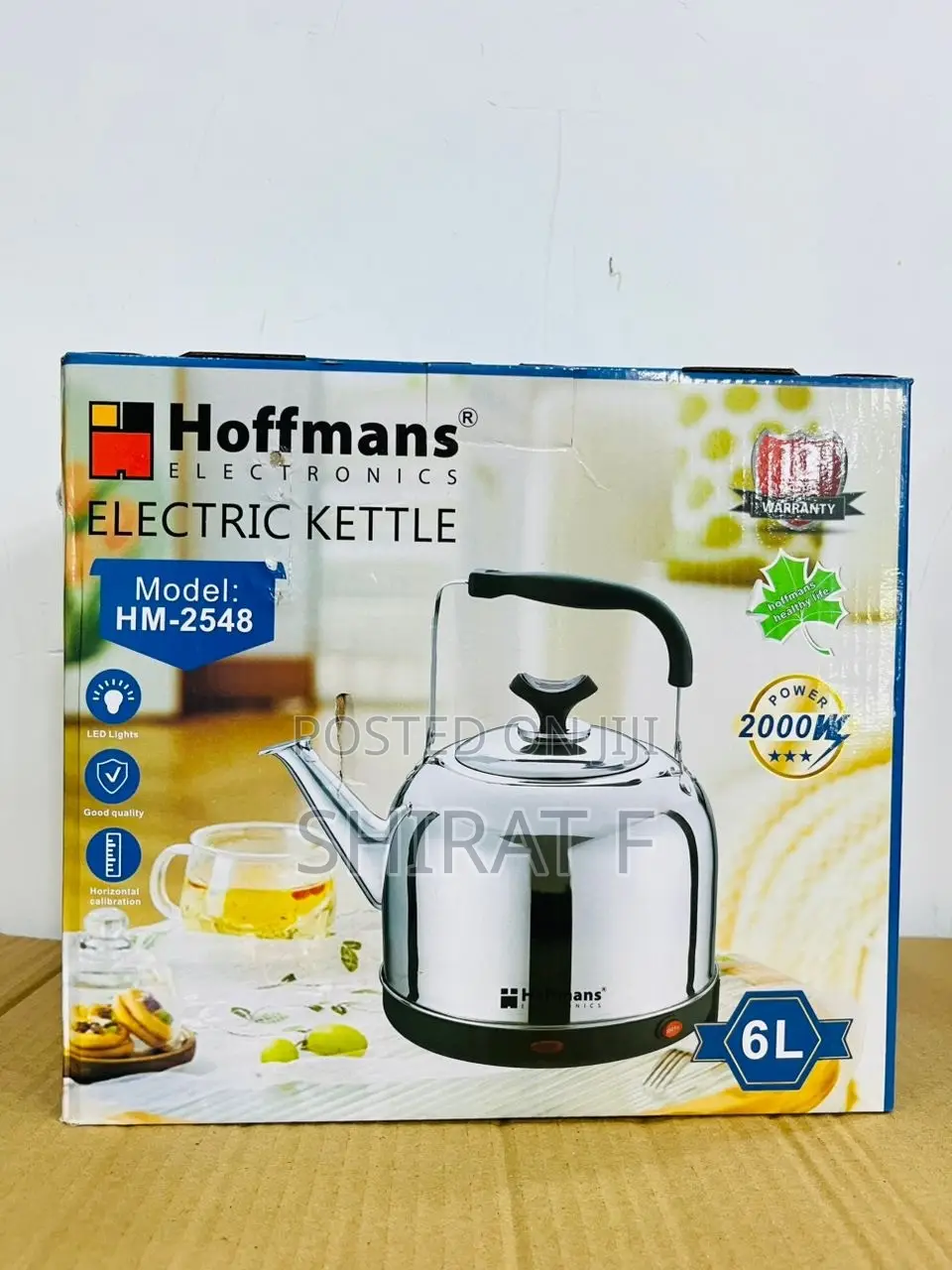 Electric Kettle Hoffman 6litre