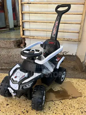 Rechargeable Push Car White With Remote
