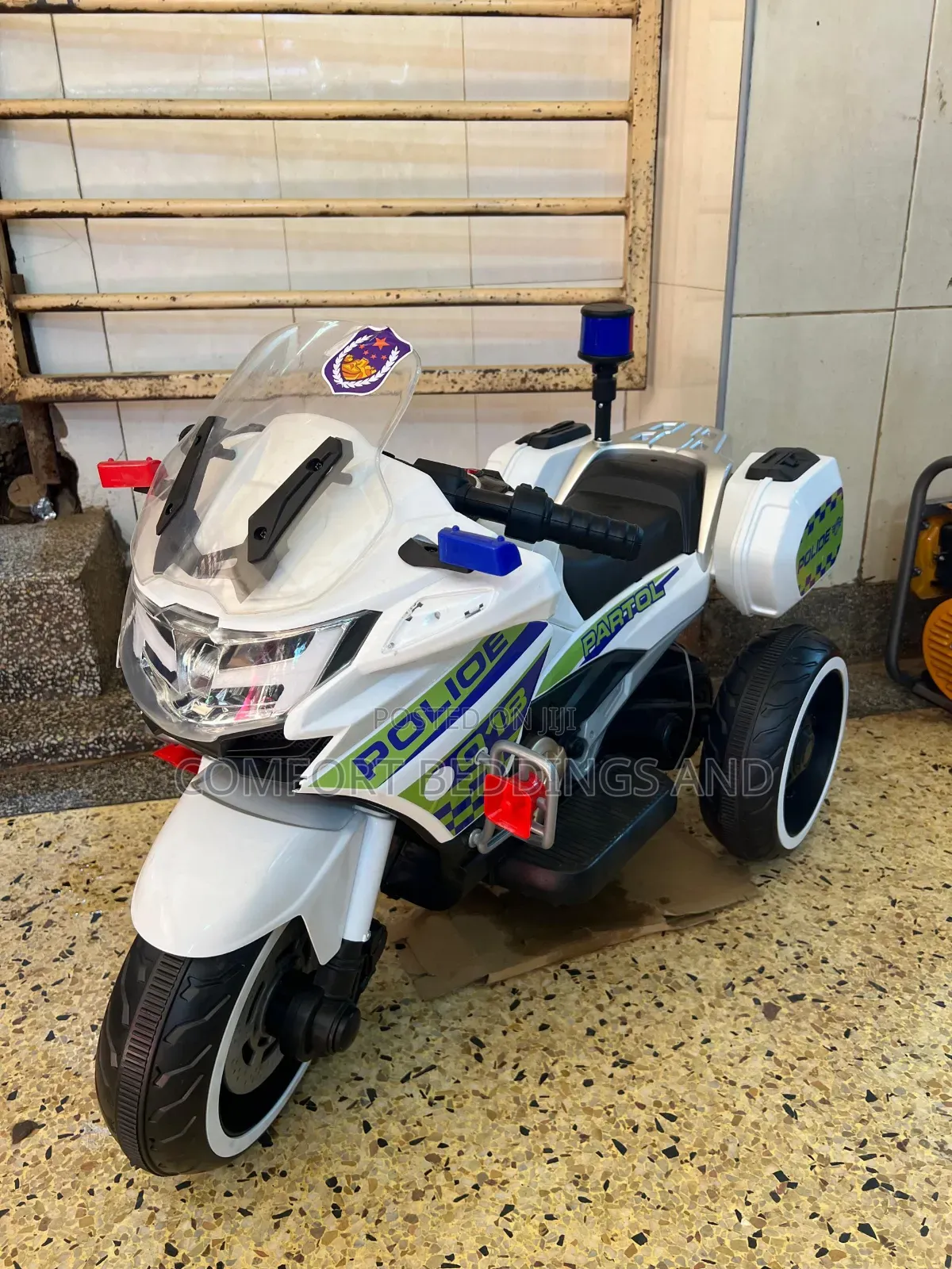 Patrol Rechargeable Motorcycle White