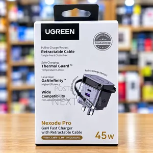 UGREEN Nexode Pro GaN Fast Charger With Retractable Cable