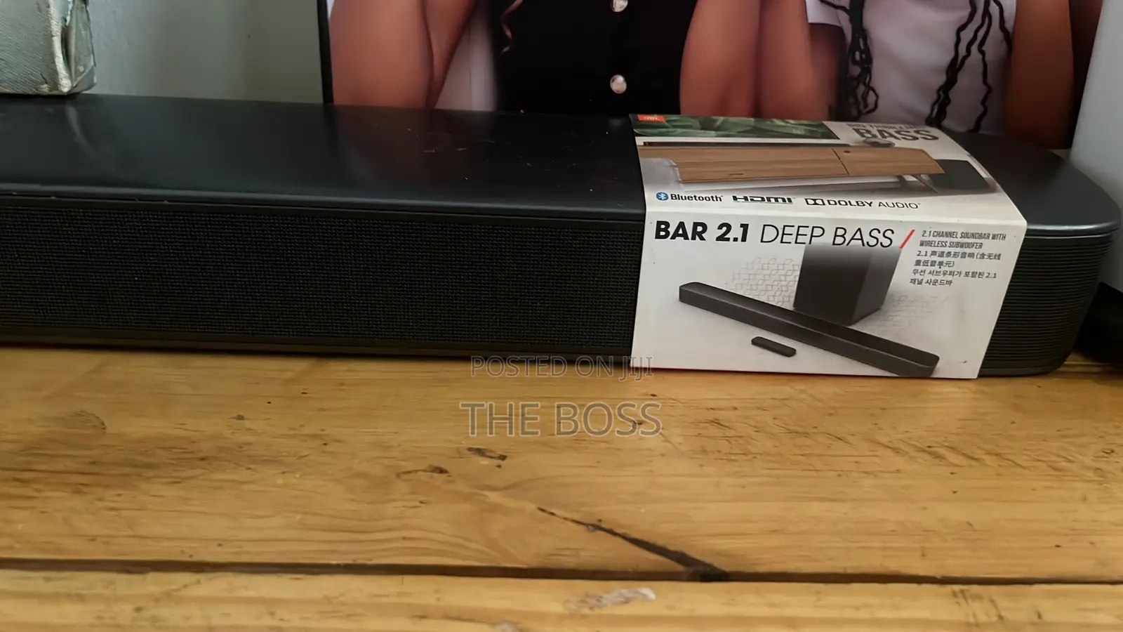 Samsung TV and JBL Deep Bass