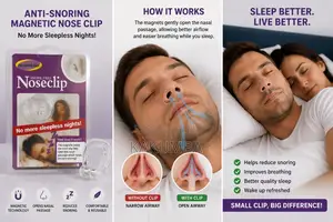 Anti-Snoring Magnetic Nose Clip – Brand New