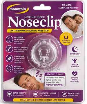 Anti-Snoring Magnetic Nose Clip – Brand New