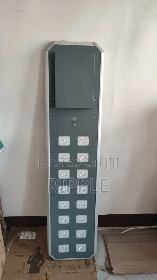 16-Eye All-in-One Solar Street Light With Attached Solar Panel