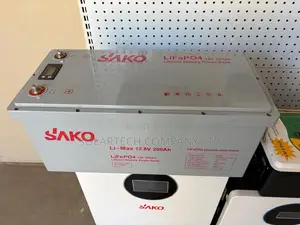 BRAND NEW 12.8V 200Ah SAKO LiFePO4 Solar Battery – 2560Wh Capacity