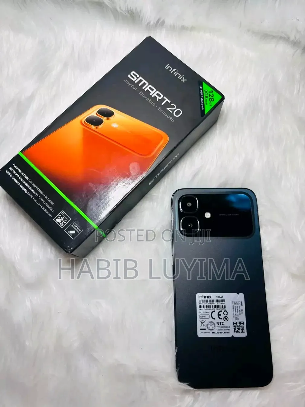 New Infinix Smart 20 128 GB Black