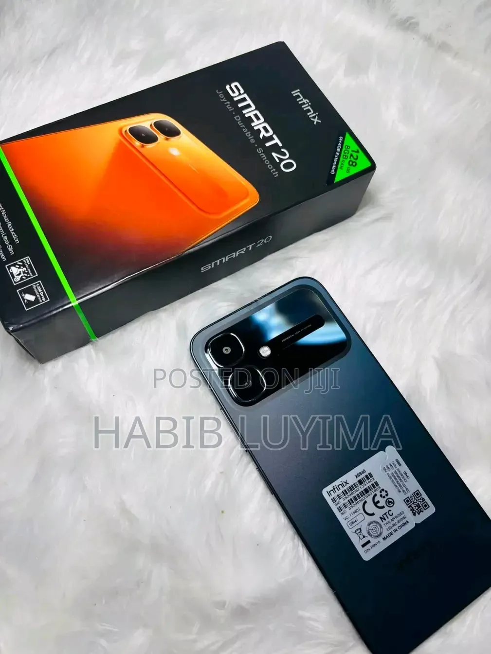 New Infinix Smart 20 128 GB Black