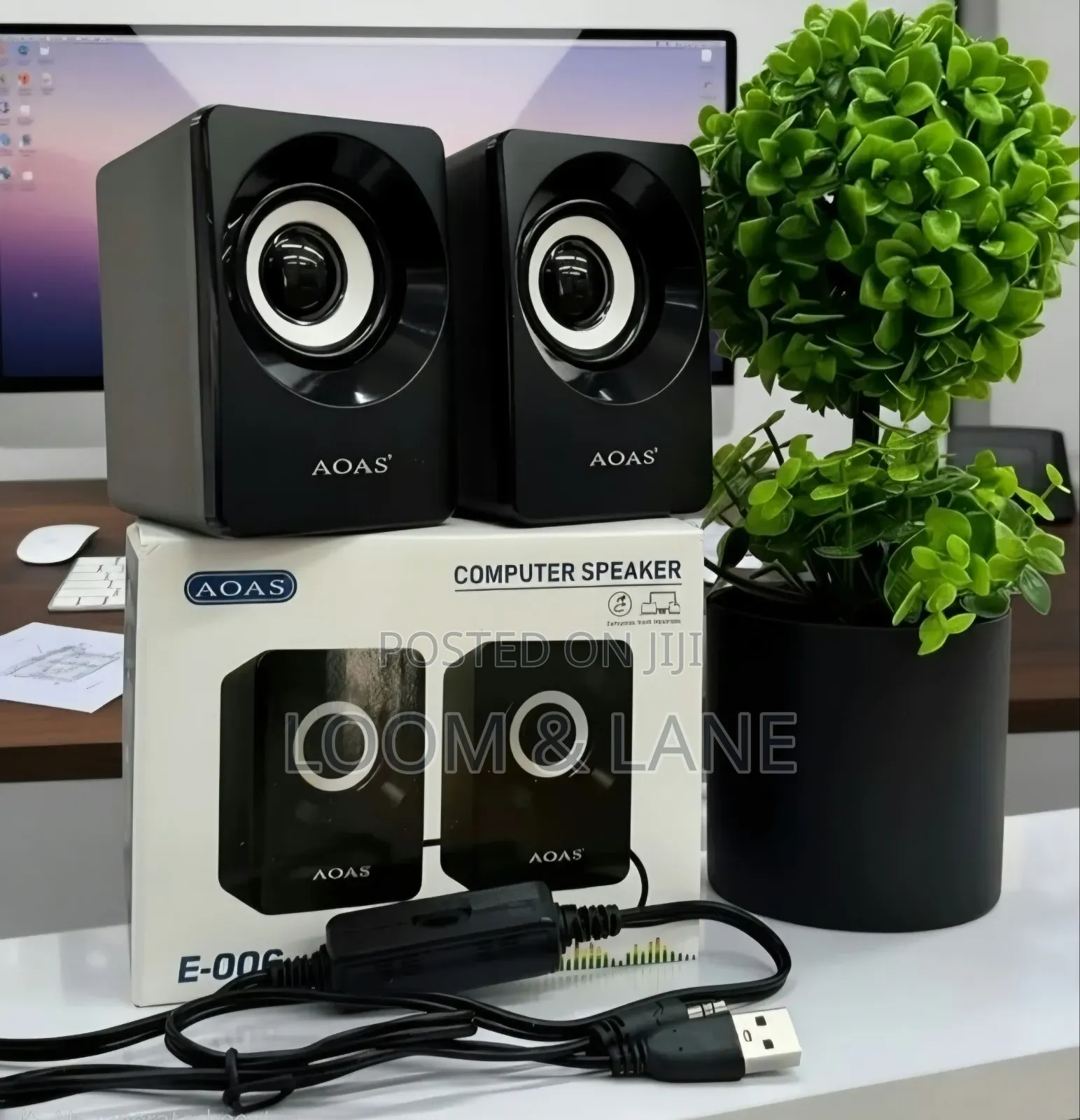 AOAS E-006 USB 2.0 Computer Speakers