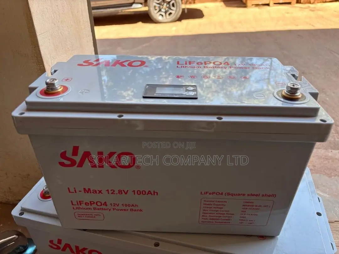 SAKO Li-Max 12.8V 100Ah LiFePO4 Solar Battery – 1.28kWh