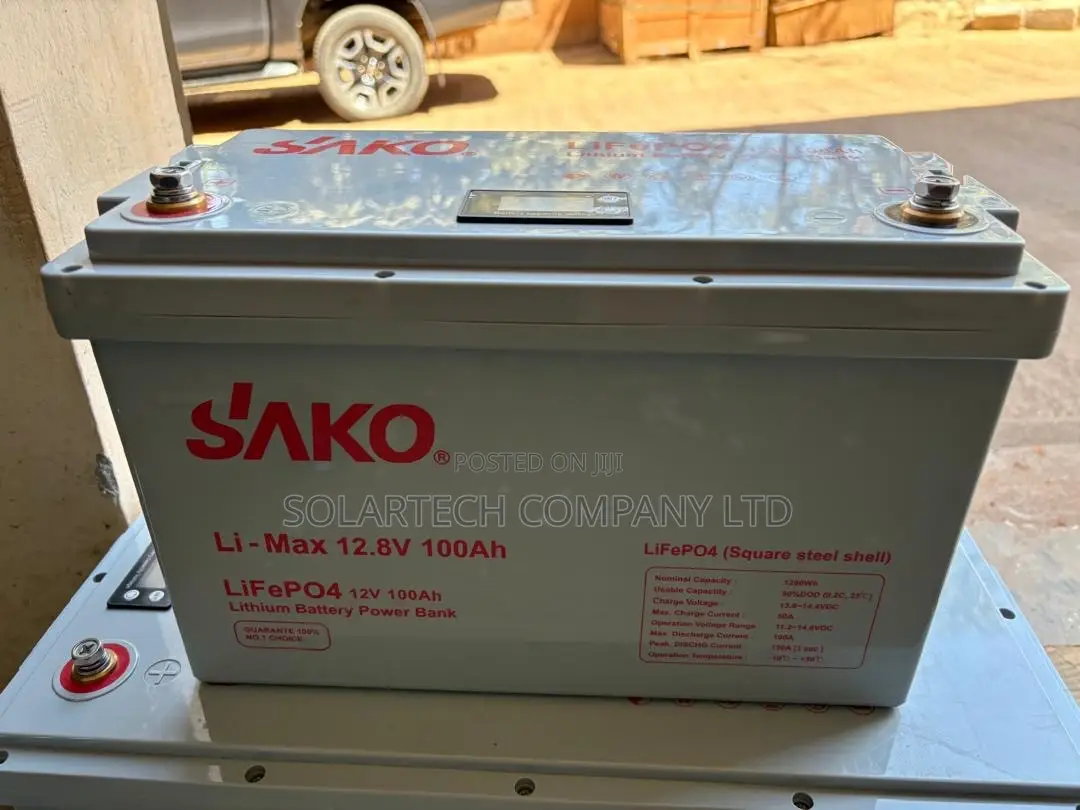 Premium SAKO 1280Wh 12.8V 100Ah Lithium Battery for Solar & Backup