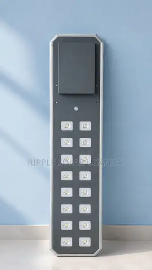 16-Led Solar Security Street Lamp With Integrated Panel