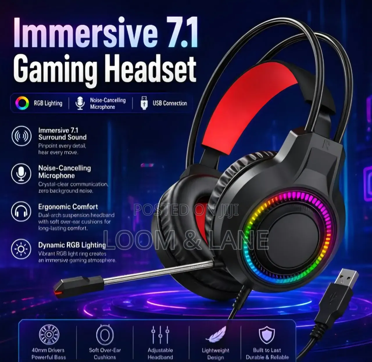 Weibo G61 Stereo Gaming Headset