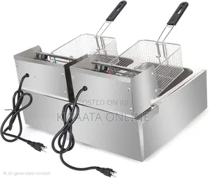 Globalstar GS-82A Double Deep Fryer – 6L + 6L Electric Frying Machine