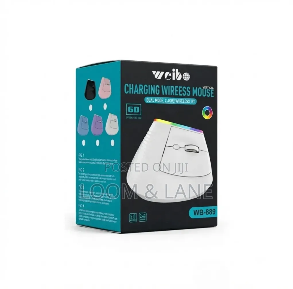 Weibo Ergonomic Vertical Wireless Mouse