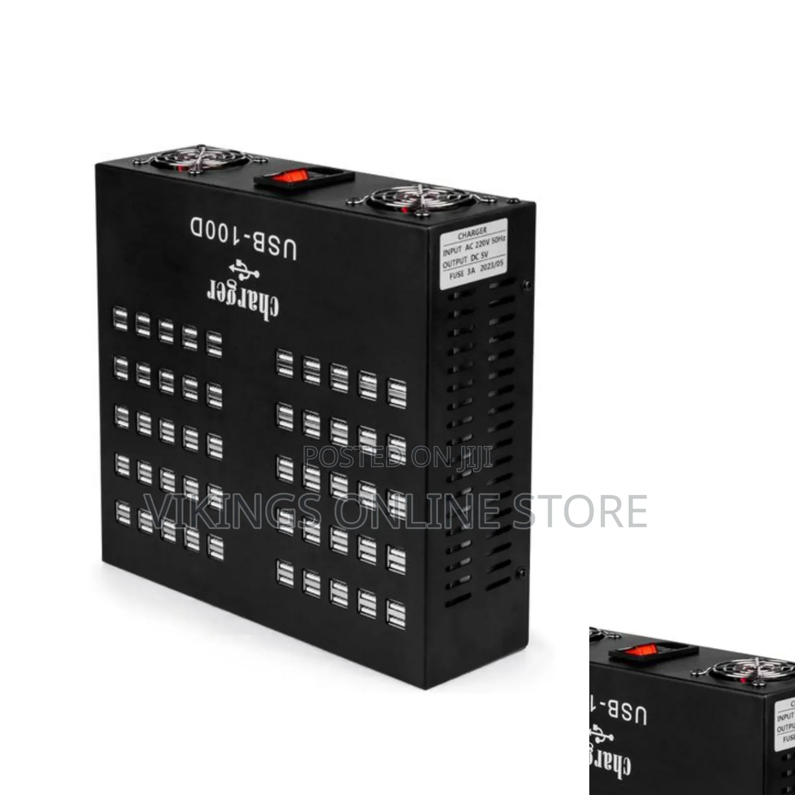 Multi-Port USB Charging Station for Power Up to 100 Devices