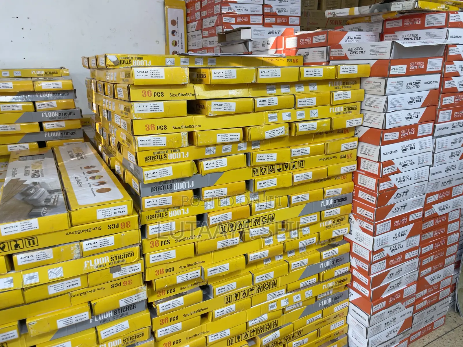 Self-Stick PVC Tiles