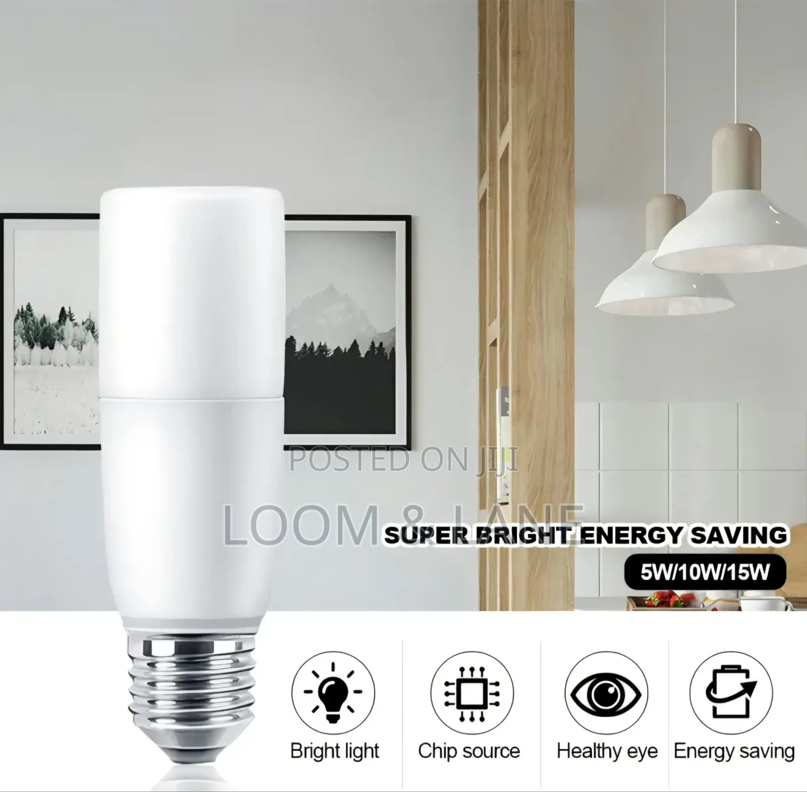 2pcs Energy Saving E27 LED Stick Bulb