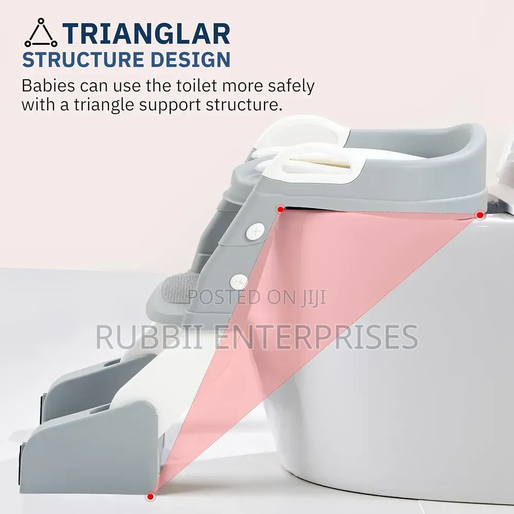 Baby Toilet Ladder 3 in 1 ~ Grey