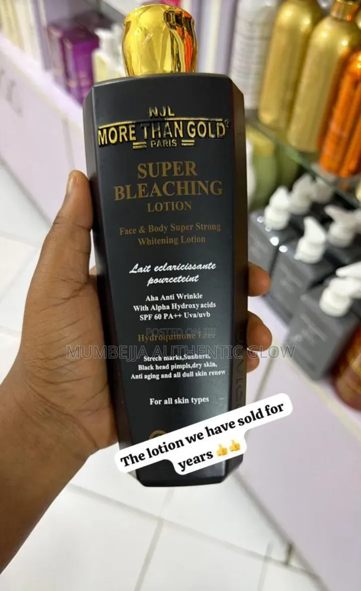 More Than Gold Super Bleaching Lotions- Strong Whitening for Body.