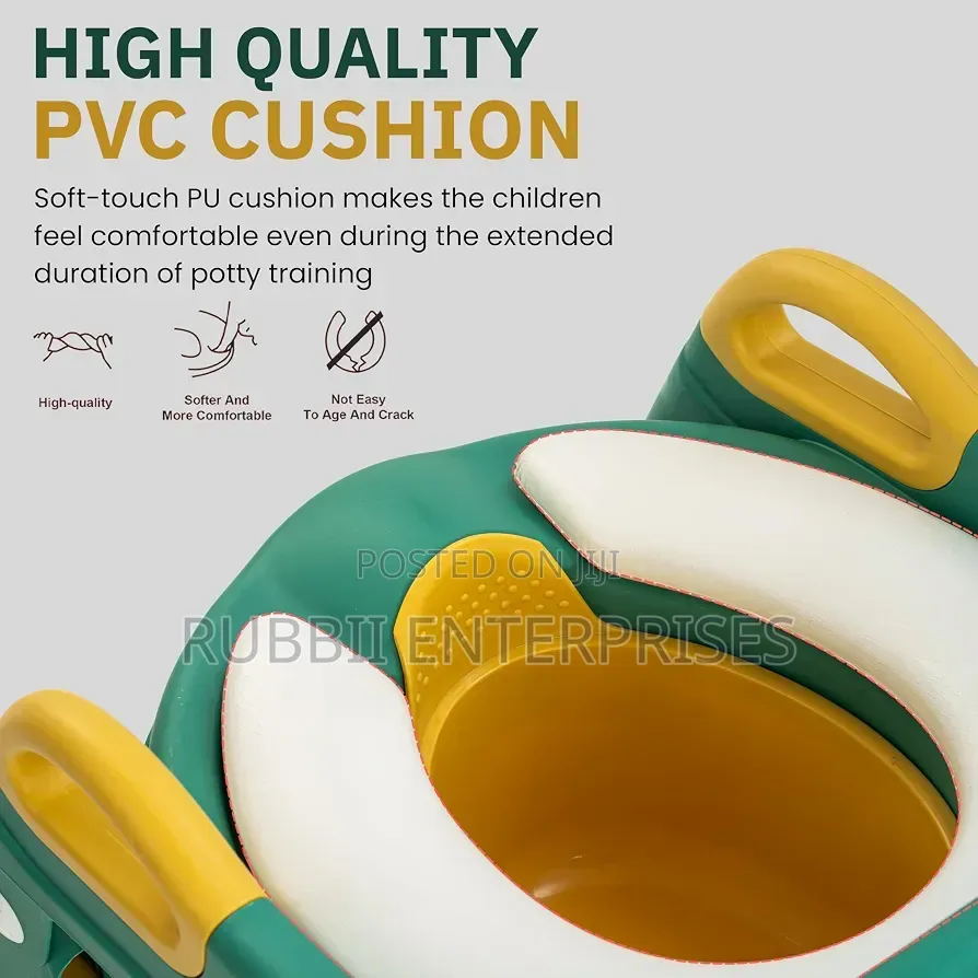 Toilet Ladder 3 in 1 ~ Green/Yellow