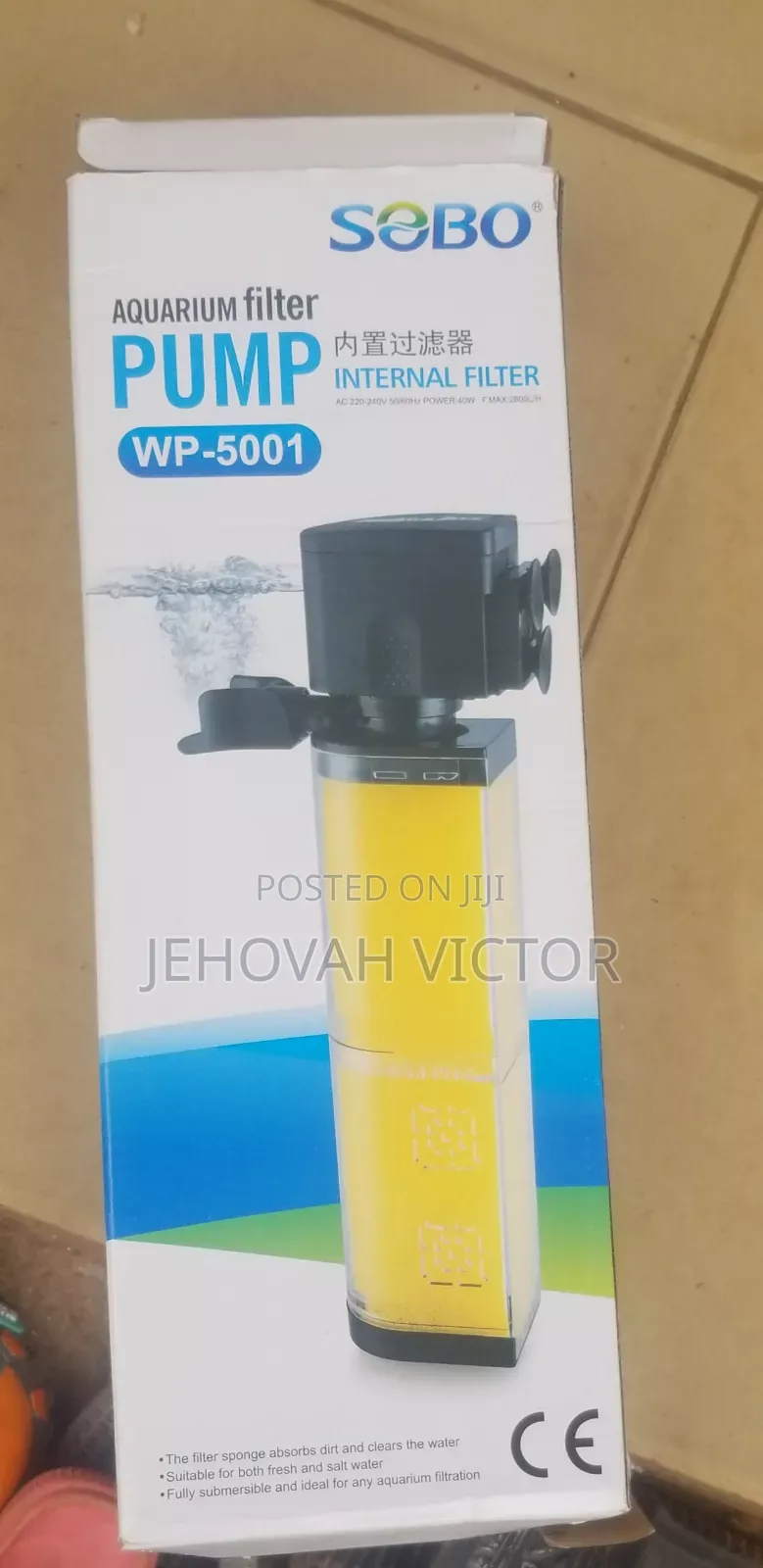 Brand New Aquarium Oxygen Pump for Fish Tanks`