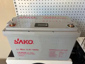SAKO 12.8V 100Ah 1.28kWh LiFePO4 Lithium Solar Battery