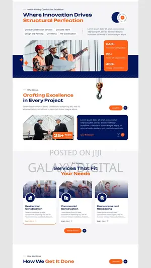 Construction Company Website Uganda | Contractor & Building